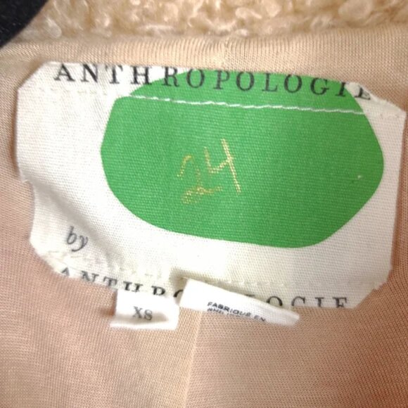 Anthropologie Color block Sherpa Teddy Coat - Picture 4 of 7